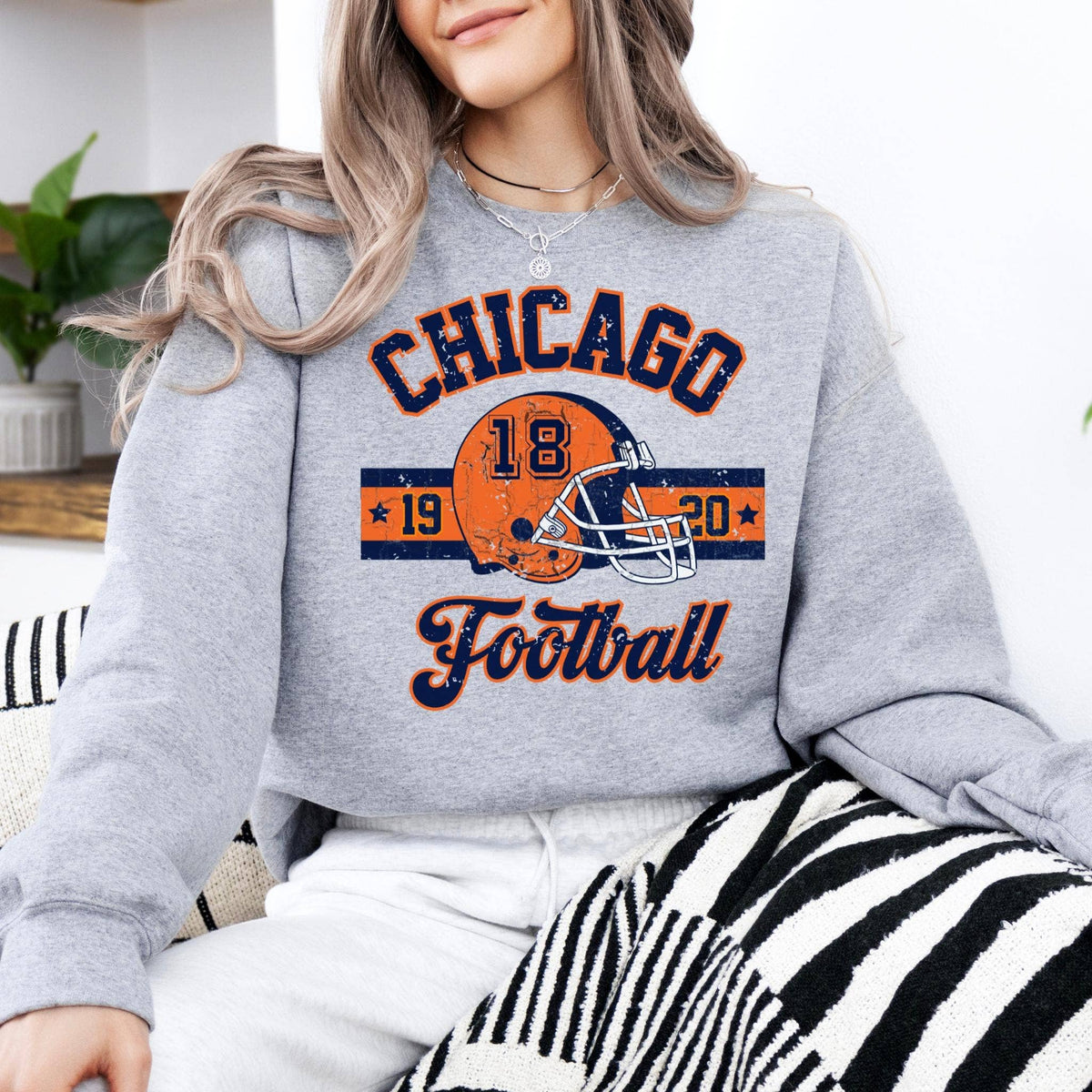 Vintage Chicago Bears Sweatshirt Retro Football Shirt
