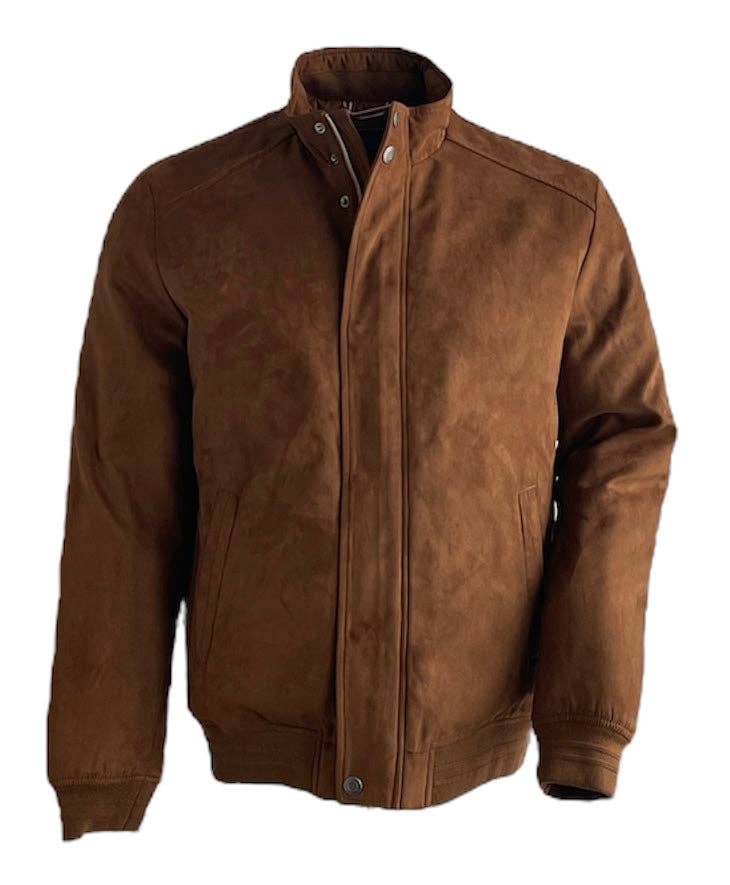 Harry A1 Microsuede Bomber Jacket