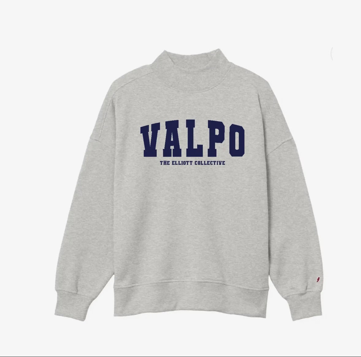 Custom Text Oversized Mockneck Sweatshirt