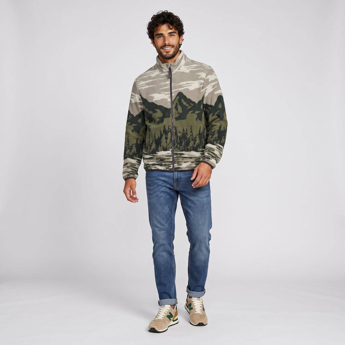 LIV Outdoor: Men's Picchu Sherpa Lined Fleece Jacket