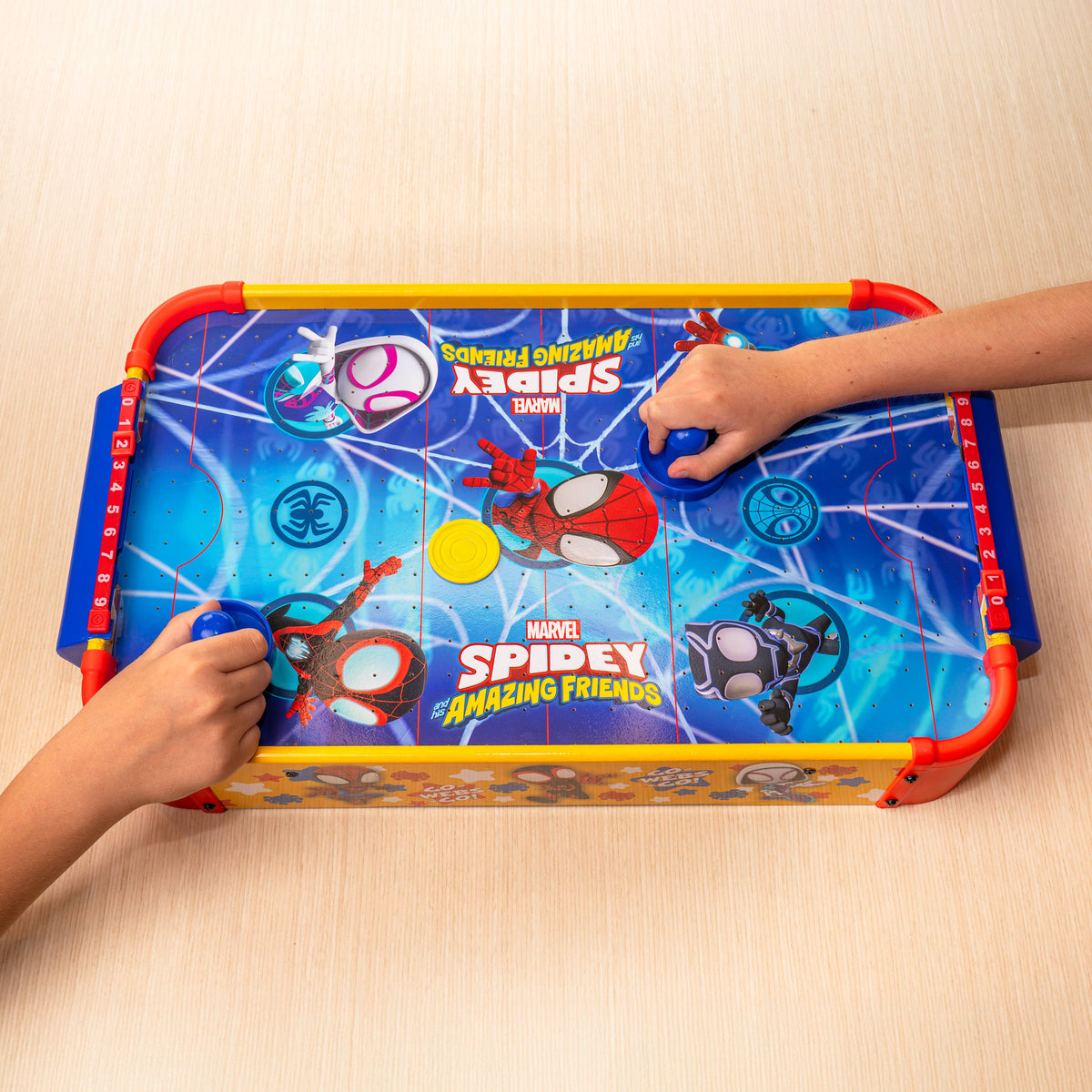 Spidey & His Amazing Friends Electronic Tabletop Air Hockey