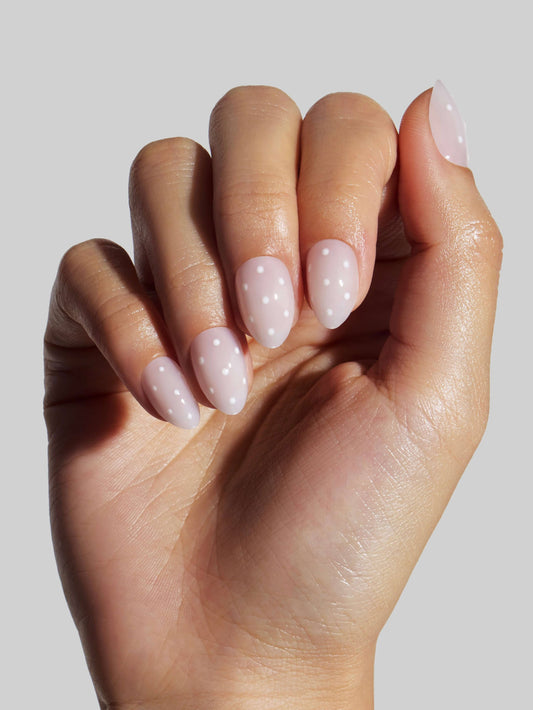 Sugar Dot | Celebritips Extra Short Almond Press-On Nails