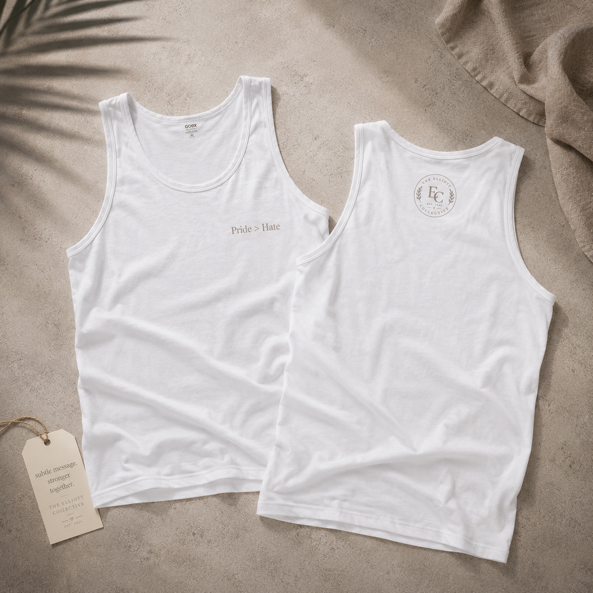 Pride > Hate Unisex Triblend Tank