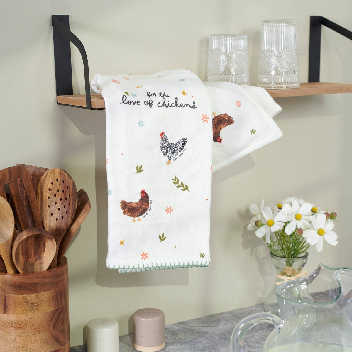 Love Of Chickens Kitchen Towel