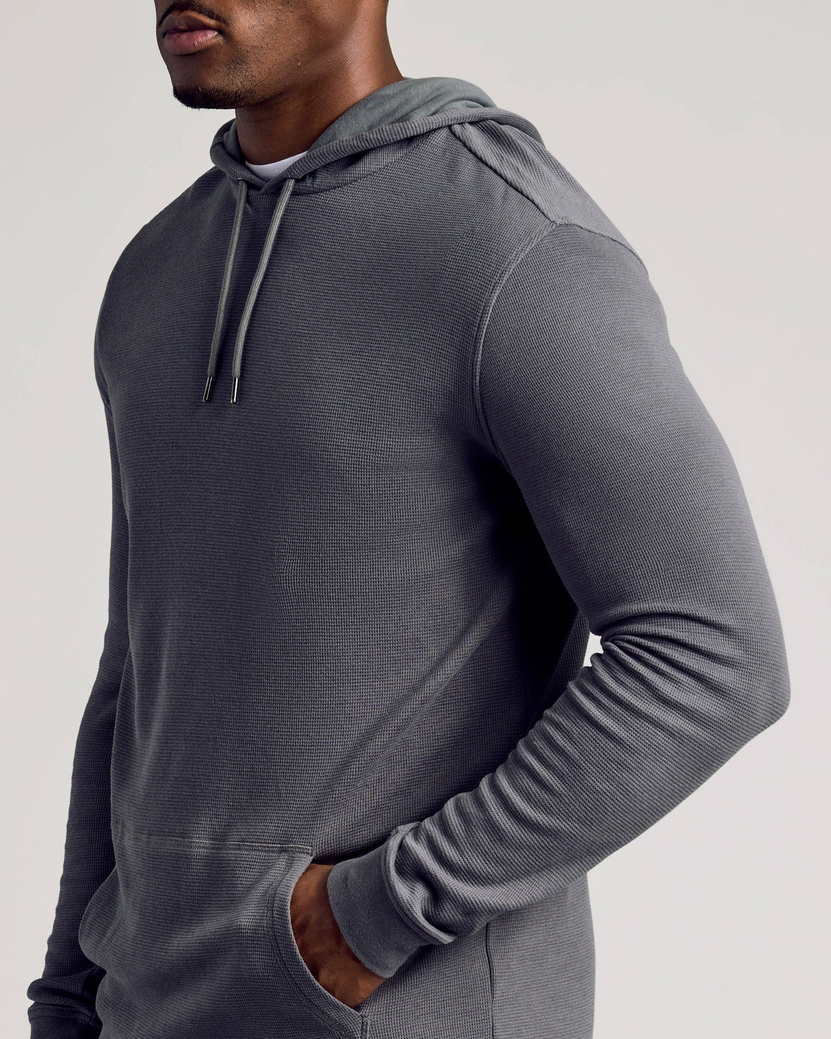 Carbon Tall Waffle Hoodie