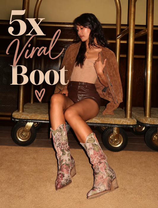 The Brilee | Mauve Tapestry Western Boot