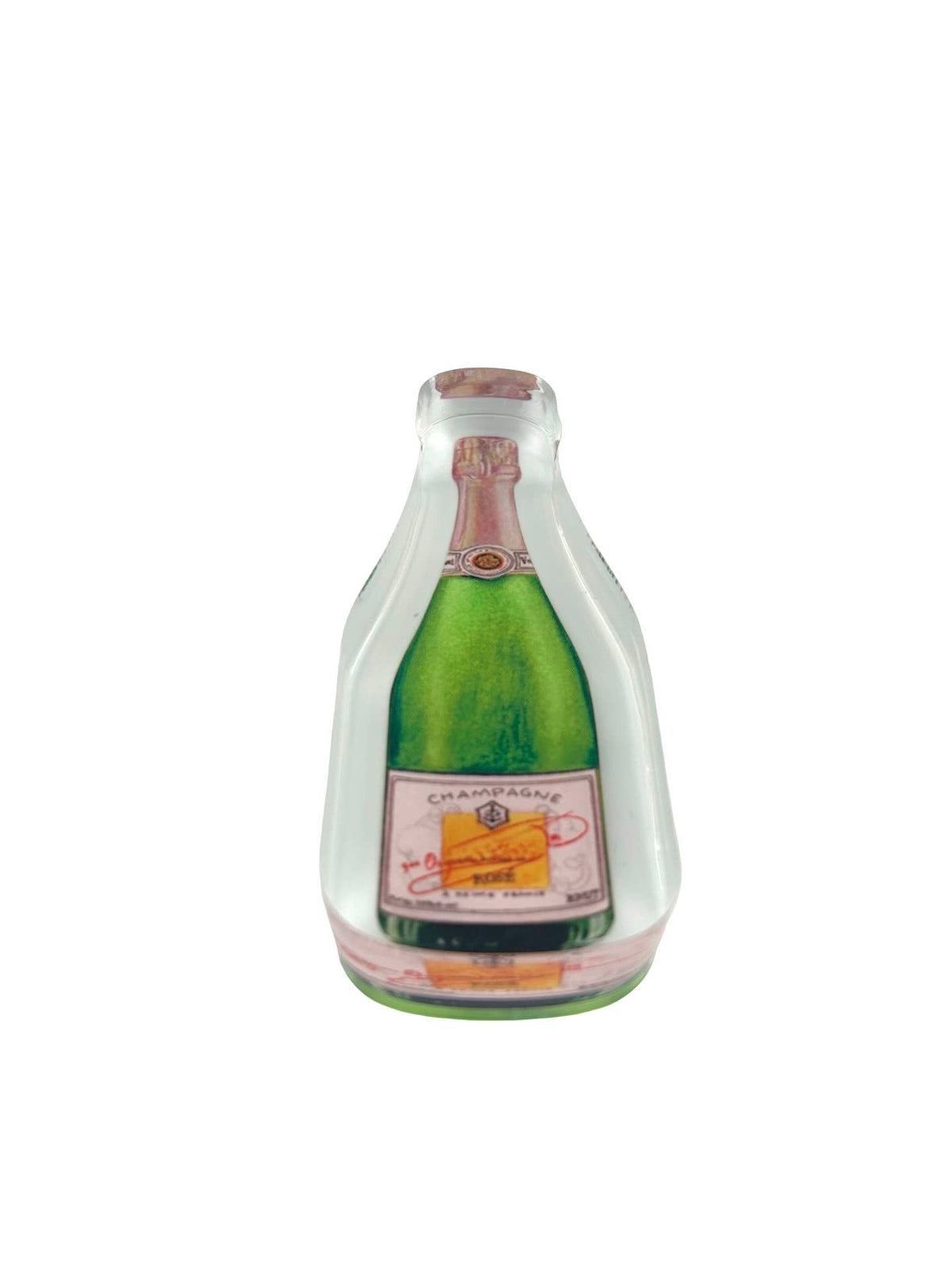 Acrylic Napkin Weight, Bubbles Champagne