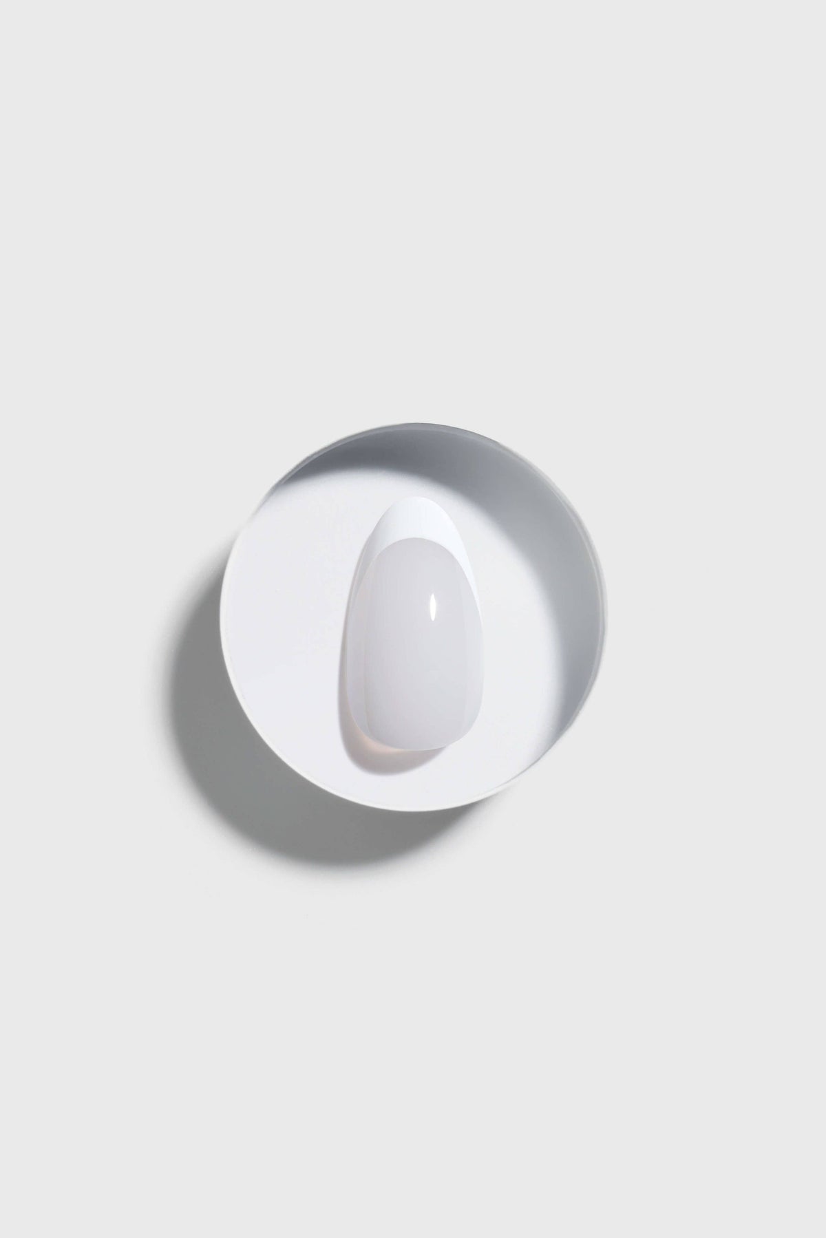 Milky White French (Short Almond)