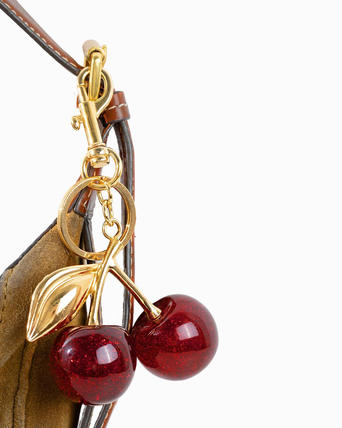 Glossy Cherry Bag Charm