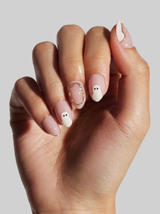 Celebritips Vanilla Boo Halloween Nails