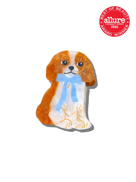 Hand-Painted King Charles Claw Hair Clip | Eco-Friendly
