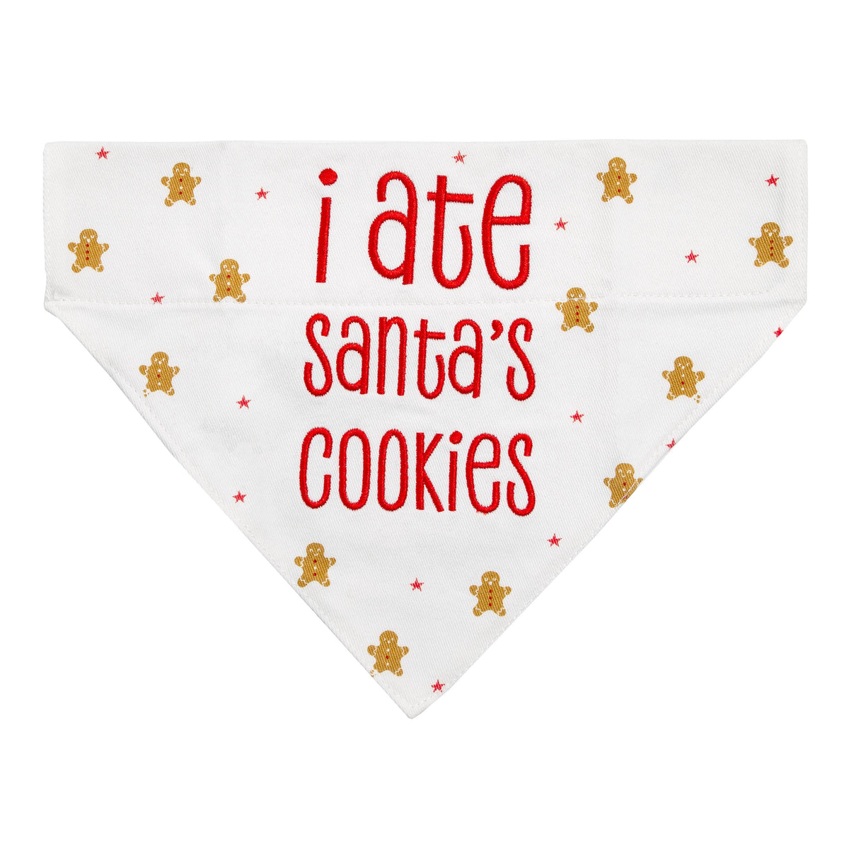 Christmas Dog Bandana, I Ate Santa's Cookies, S/M