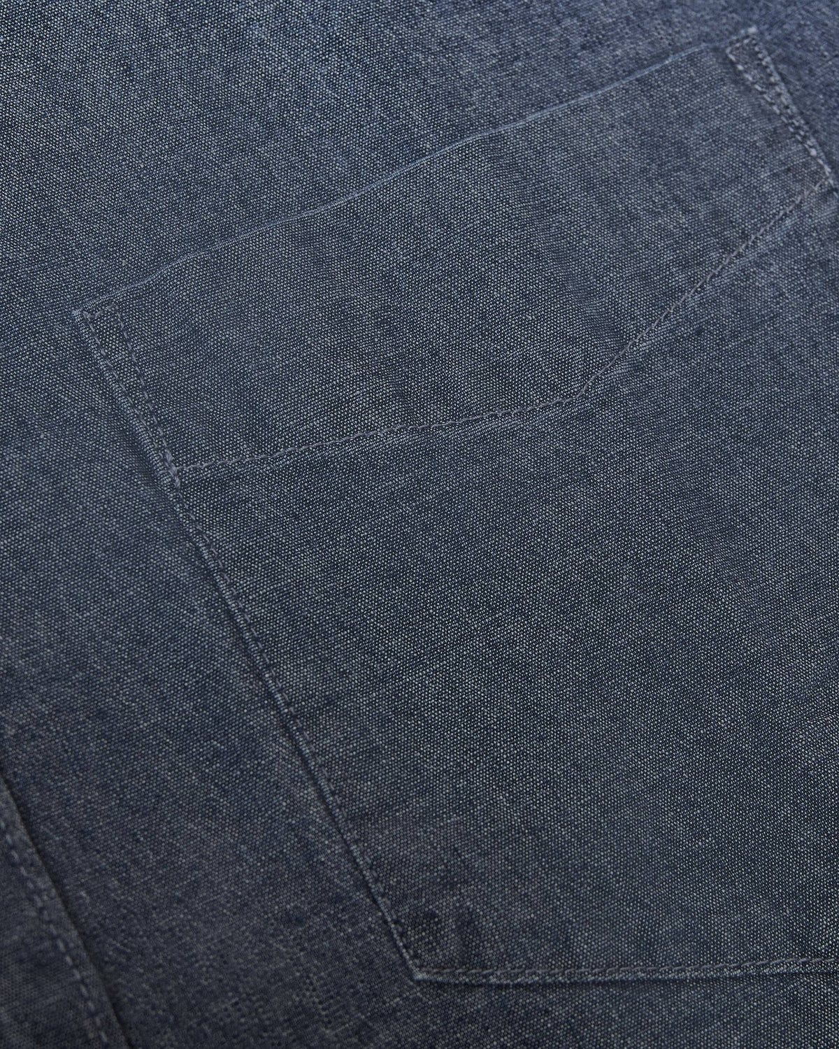 Men's Medium Indigo Wash Long Sleeve Chambray Shirt