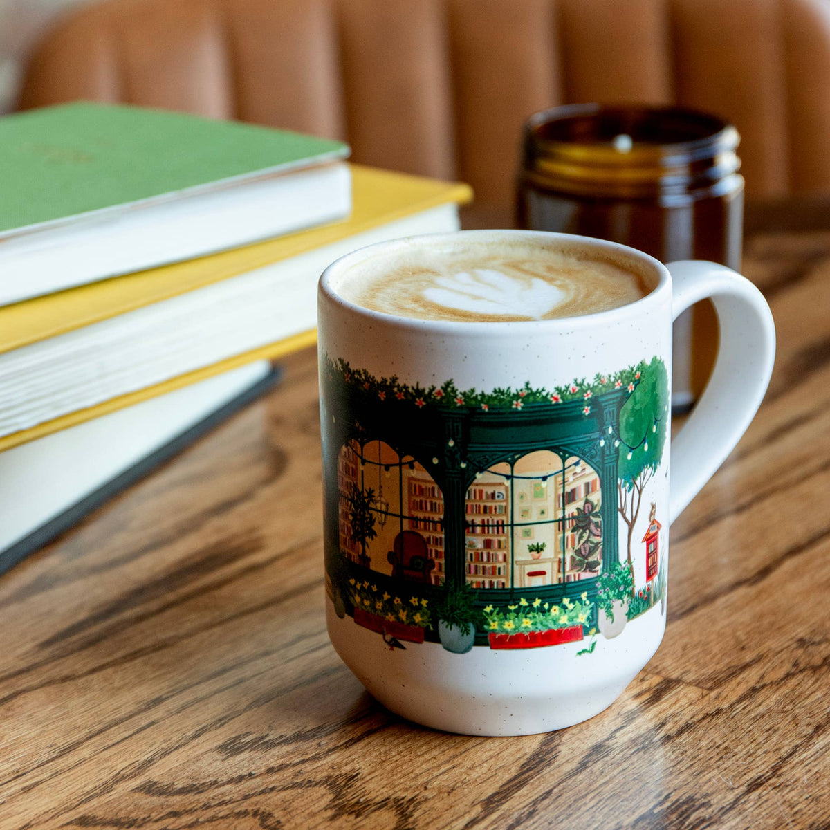 Bookworm Bookstore Ceramic Mug