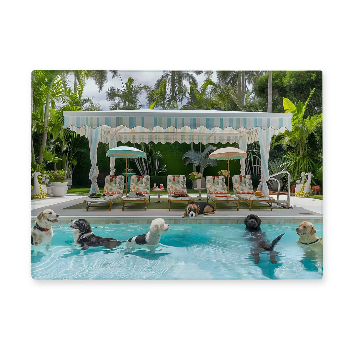 Cutting Board - Pool Dogs