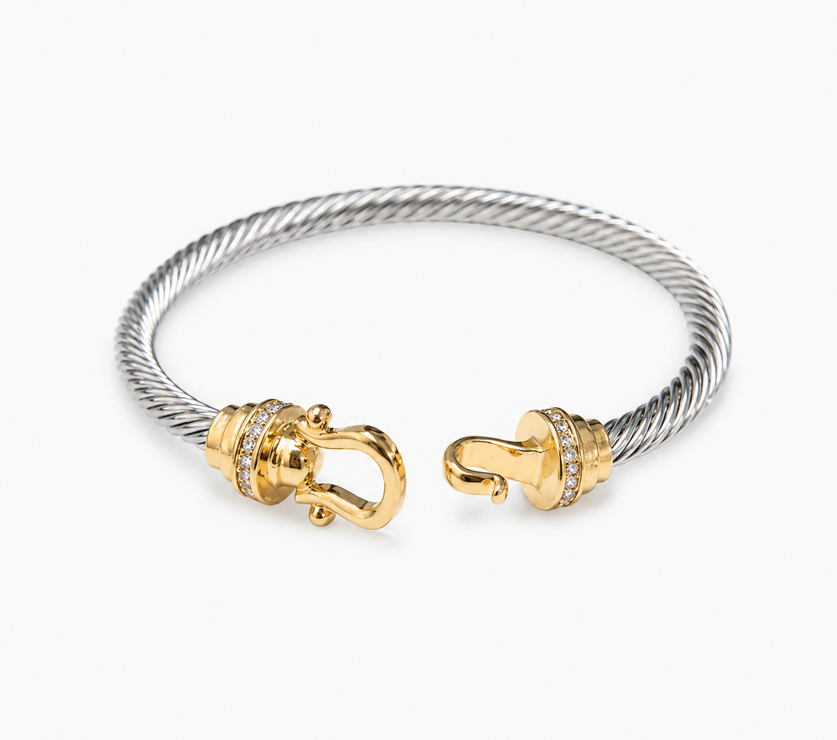 Buckle Twisted Cable Bracelet