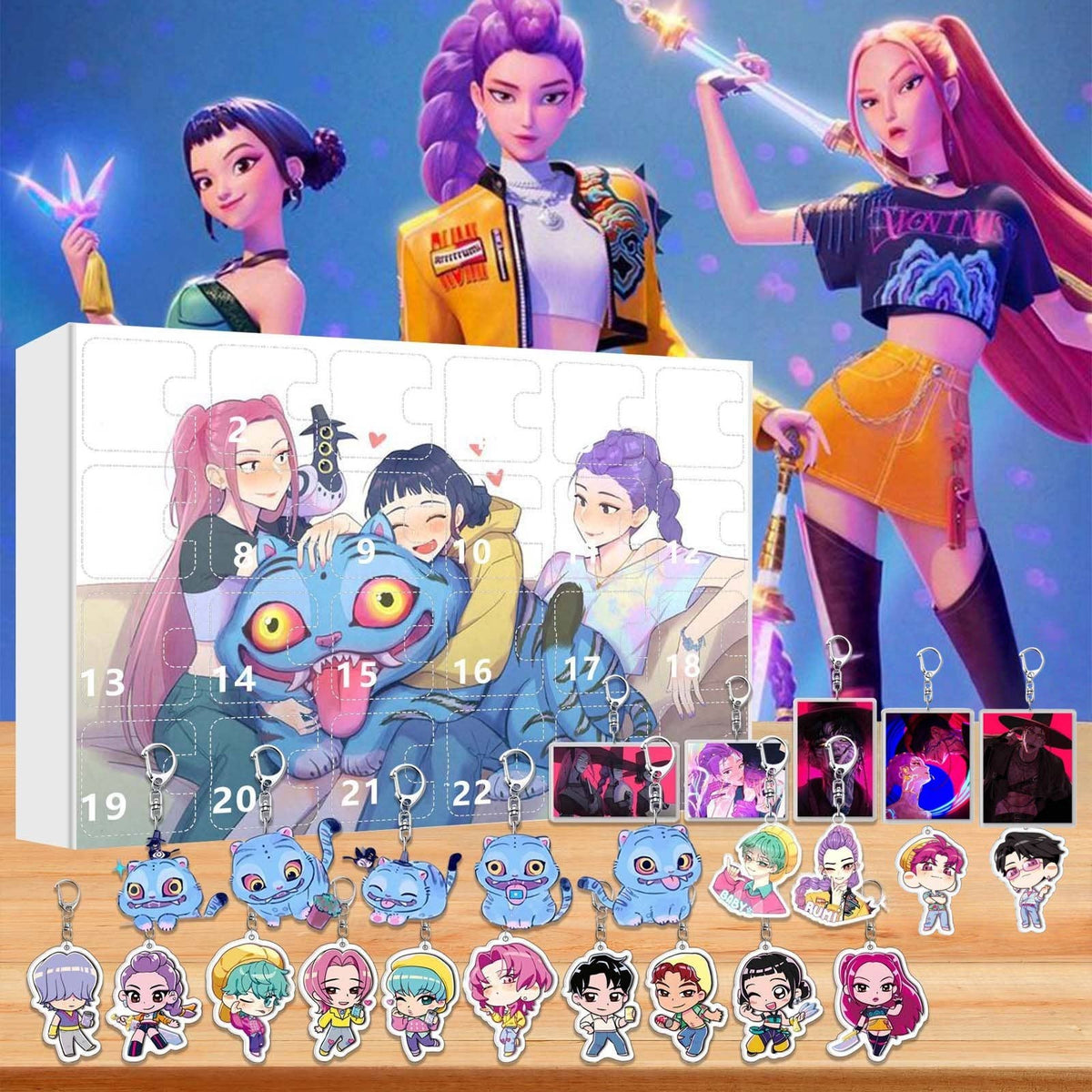 K-Pop Demon Hunters Christmas Advent Calendar Blind Box