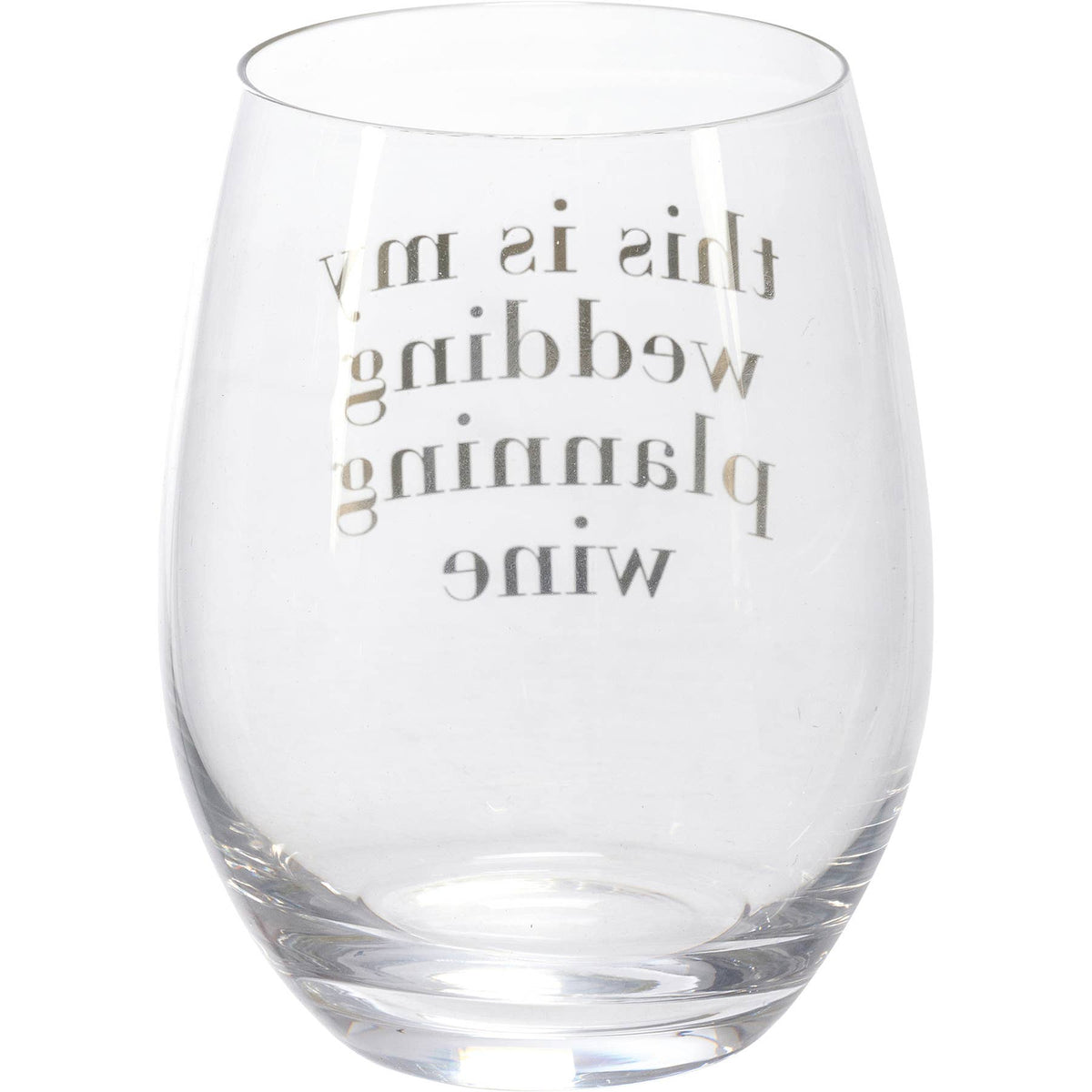 This Is My Wedding Planning Wine Glass