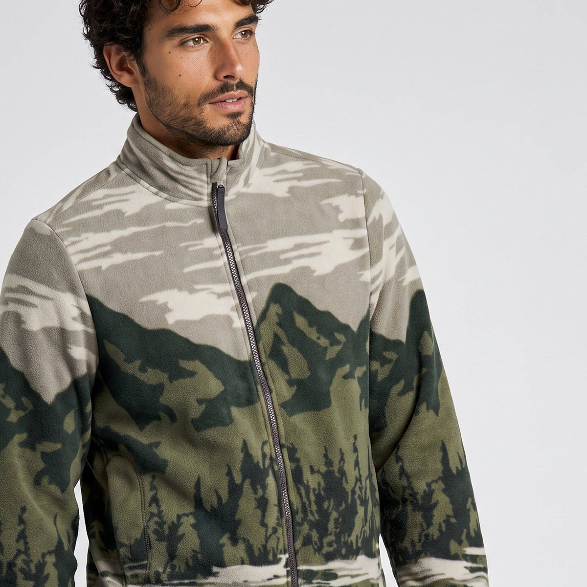 LIV Outdoor: Men's Picchu Sherpa Lined Fleece Jacket
