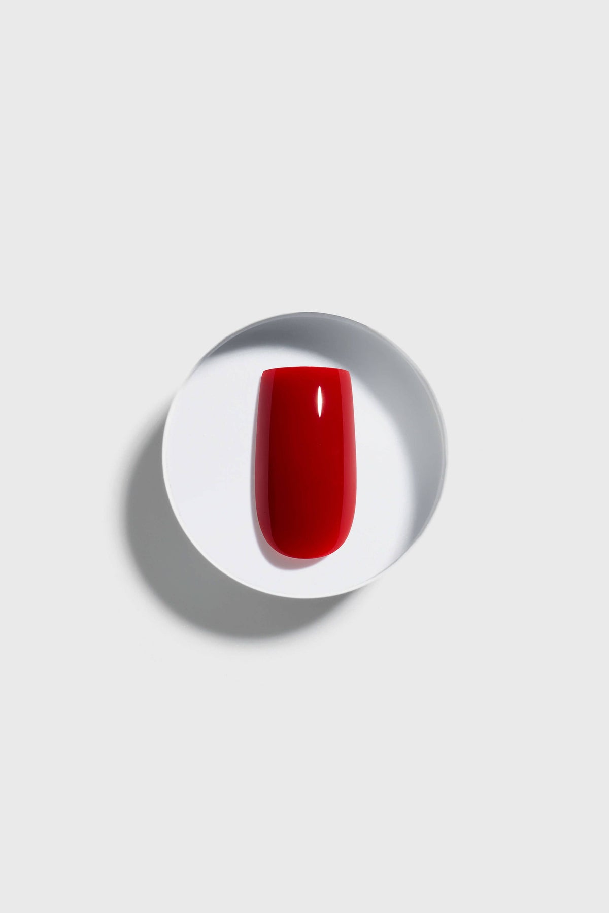 Celebritips Red Red Press-On Nails – Medium Coffin