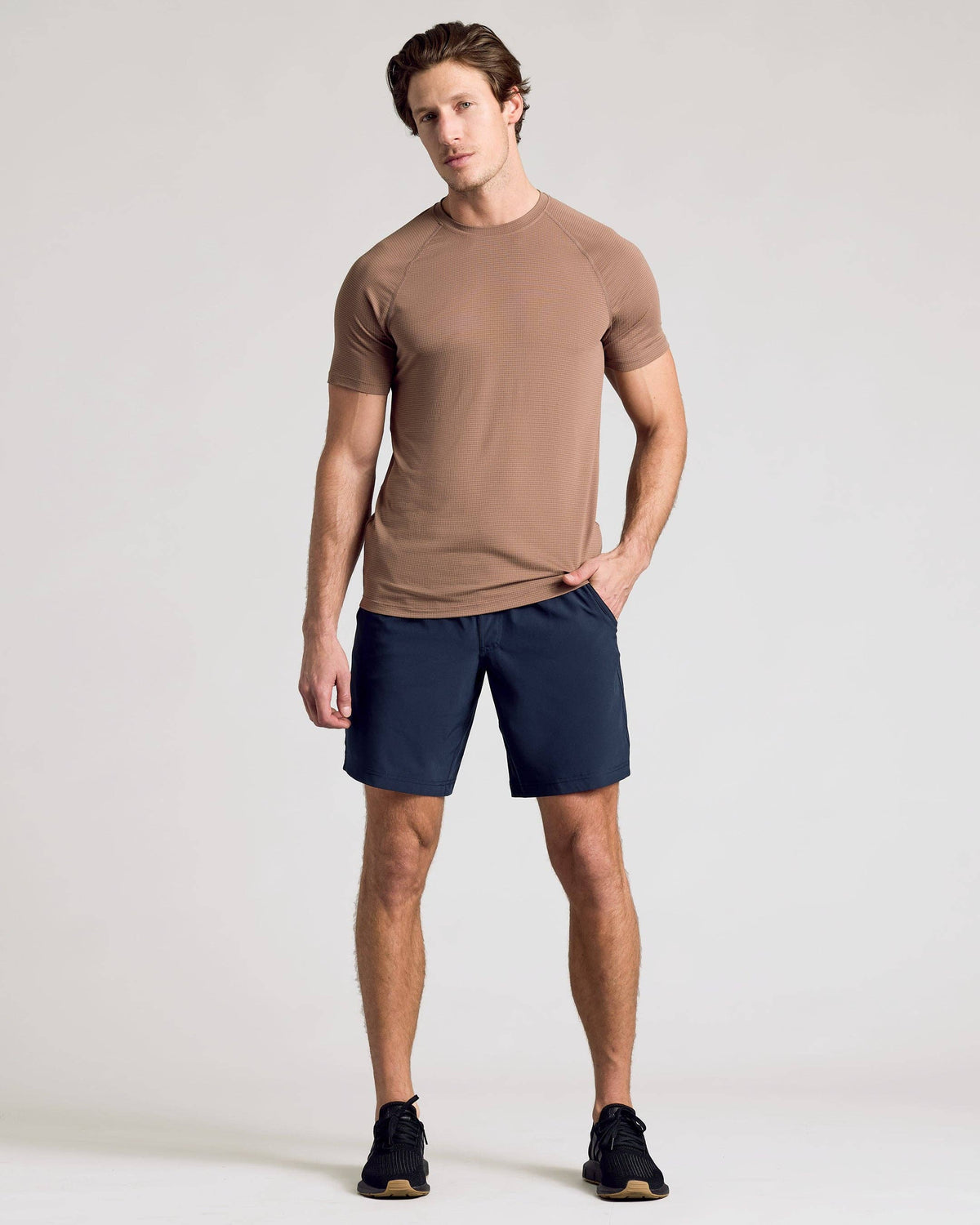 True Classic Navy 9" Active Quick Dry Shorts