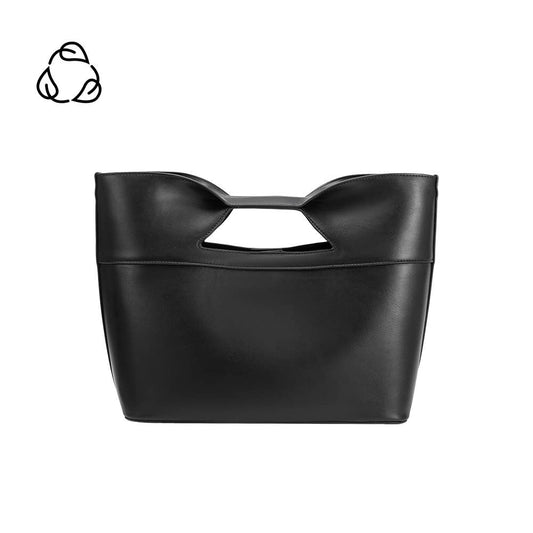 Jillian Black Recycled Vegan Tote Bag